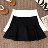 Women's Summer Hong Kong Style High Waisted Slimming Short Skirt Versatile Trendy A Line Anti Exposure Pleated Skirt