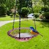 Hanging Bird Bath And Feeder Outdoor Bird Bath Feeder Bowl Bird Bath Bowl Attracts Wild Birds for Garden Yard Decor