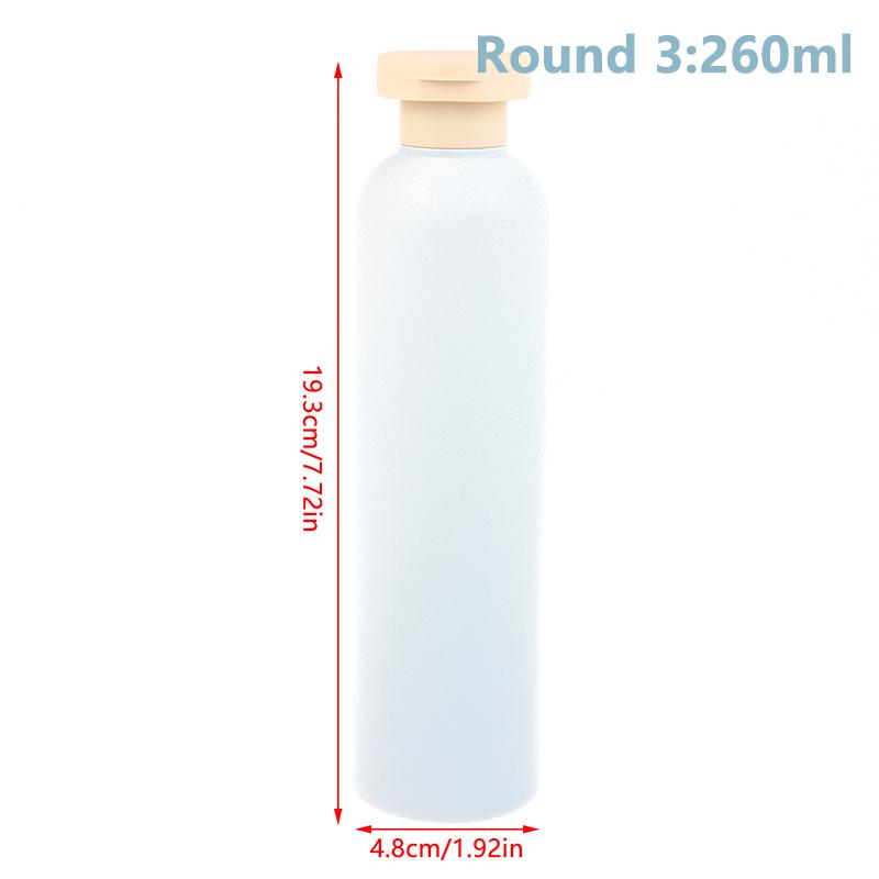 100Ml-500Ml Avocado Green Plastic Shampoo Shower Gel Foaming Soap Dispensers Refillable Bottles Flip Lotion Bottles