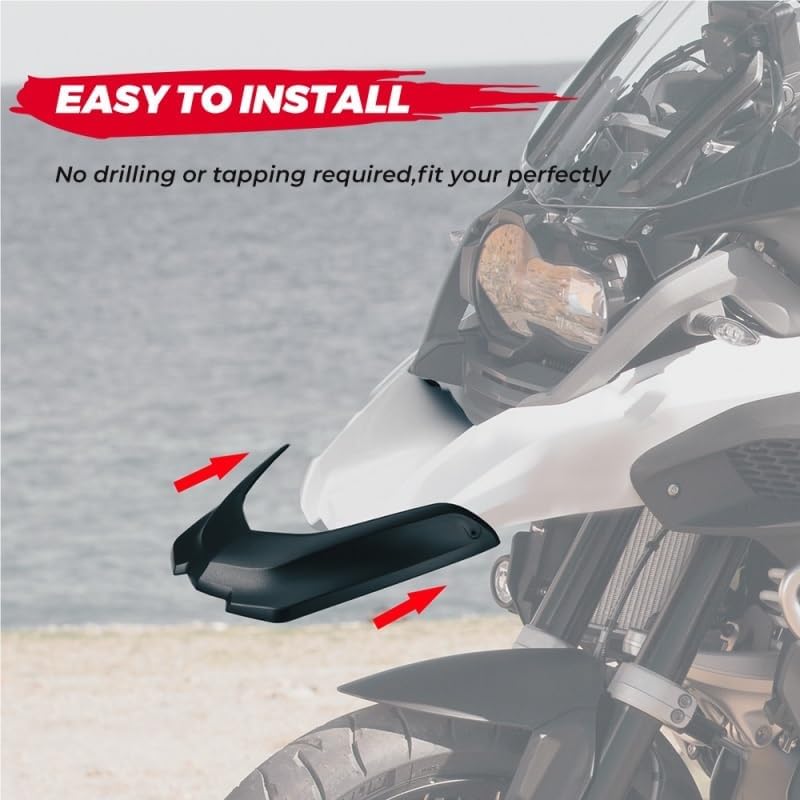 Van toepassing op R1200GS Voorste Snavel Spatbord Verlengstuk Kuip voor BMW R 1200 GS ADV 2013-2016 Winglets Kuip Beschermhoes Accessoires