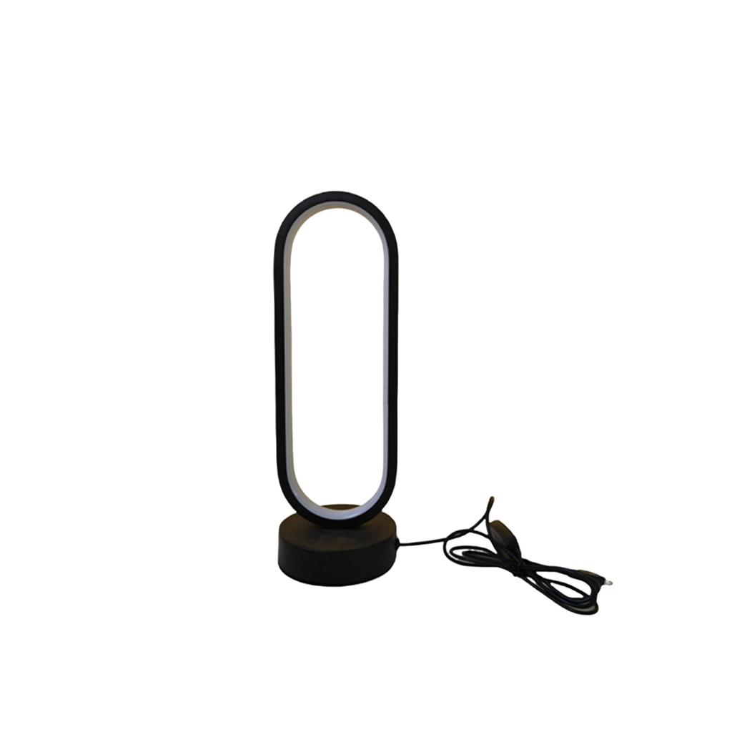 Modern Fashion Circular Lamp Bedside Study Bedroom Living Room Dormitory Can Be Dimmed Decorative Night Light