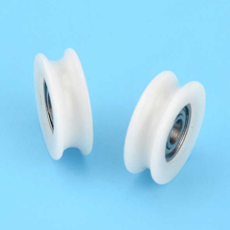 1Pcs 3*13.5*4.3Mm U-Shaped Bearing Roller 693 Bearing Moving Pulley Rubber Roller Mute Elasticity Roller Pulley