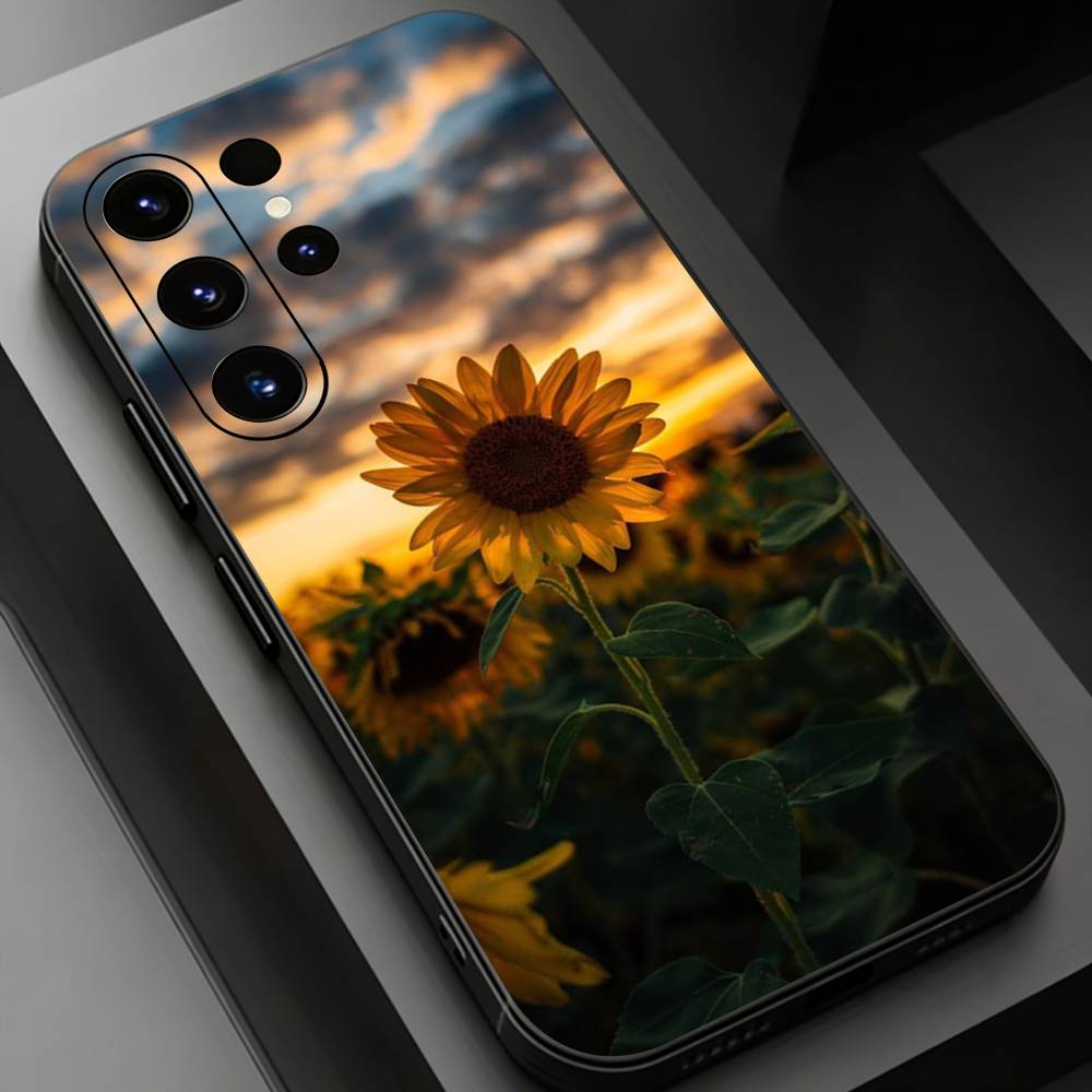 Sunflower Phone Case For Samsung Galaxy S26,25,24,23,22,21,20Plus Ultra