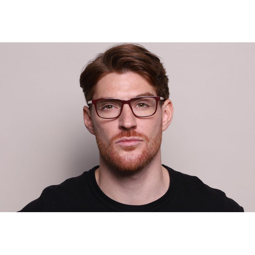 Full Rim Square Burgundy Smartbuy Collection Noam Cp110c Fashion Unisex Eyeglasses
