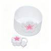 Tumbler Straw Cover & Water Bottle Silicone Boot & Tumbler Charm Set, Begonia Shape Straws Lid Cap And Tumbler Charm Pendant