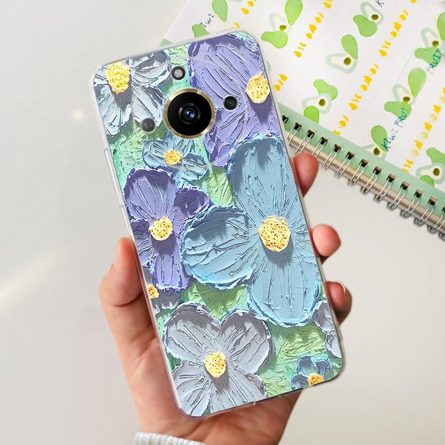 

For Realme 11 Pro Plus Case RMX3740 RMX3741 Phone Cover Fashion Flower Butterfly Soft Silicone Funda For Realme 11 Pro 5G Bumper Realme 11 Pro
