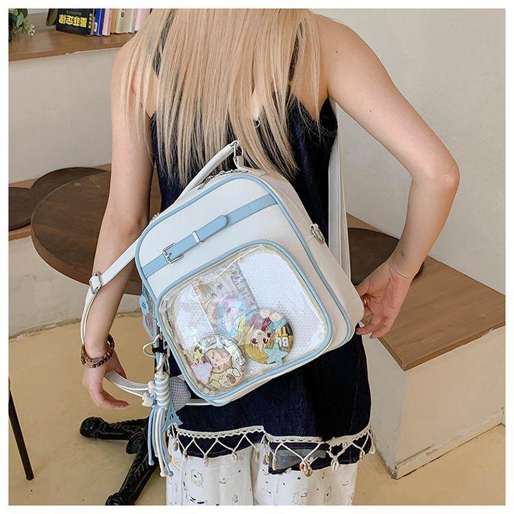 New Original Niche Design Girl Ulzzang Ita Bag Women Fashion Casual Backpack Preppy Style One Shoulder Crossbody Handbag