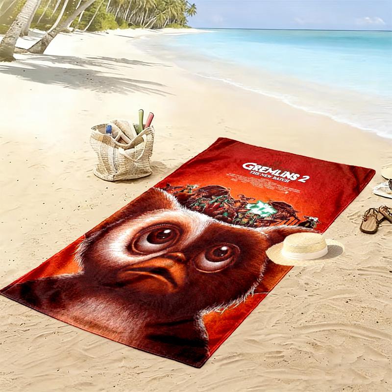 Gremlins 35th Anniversary: Chaos Unwrapped beach towel Beach towel for vacation photos Outdoor camping seaside Outdoor pool towel