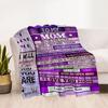 1pc Mom's Love Blanket Soft Cozy Lightweight for Travel Camping Picnics Sofa Office Bed Living Room Perfect Gift for Friends and Family