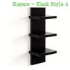 3/5-Tier Floating Wall Shelf Unit For Wall Decor & Makeup Vanity - White Narrow Cute Display Storage Shelf For Small Spaces