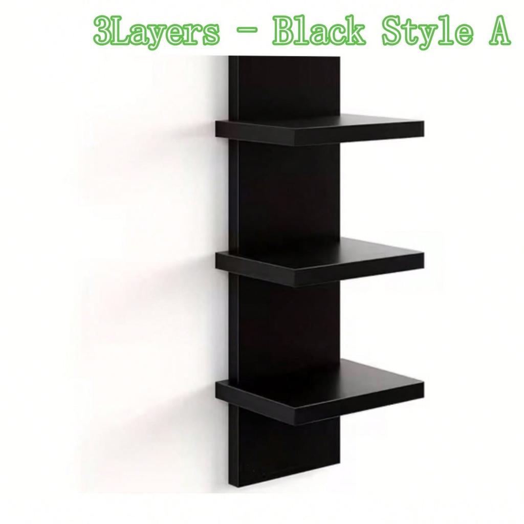 3/5-Tier Floating Wall Shelf Unit For Wall Decor & Makeup Vanity - White Narrow Cute Display Storage Shelf For Small Spaces