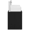 Bathroom Cabinet Set 3 Pcs Black 49.5 X 41 X 63 Cm