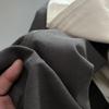 Women's Grey Retro Patchwork Wide-Leg Cotton Pants - Casual, Loose Fit