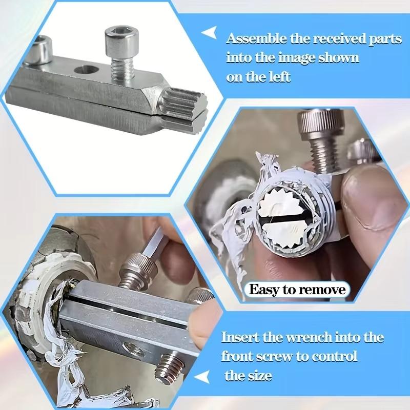Upgraded Faucet Angle Valve Broken Wire Extractor Tool, Portable Tap Water Pipe Repair Kit for PPR/PPE Pipes