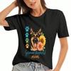 German Shepherd Evolution Unisex Cotton T Shirt, Premium Cotton Graphic, Durable And Washable, Casual And Fashionable, German Shepherd Evolution Funny