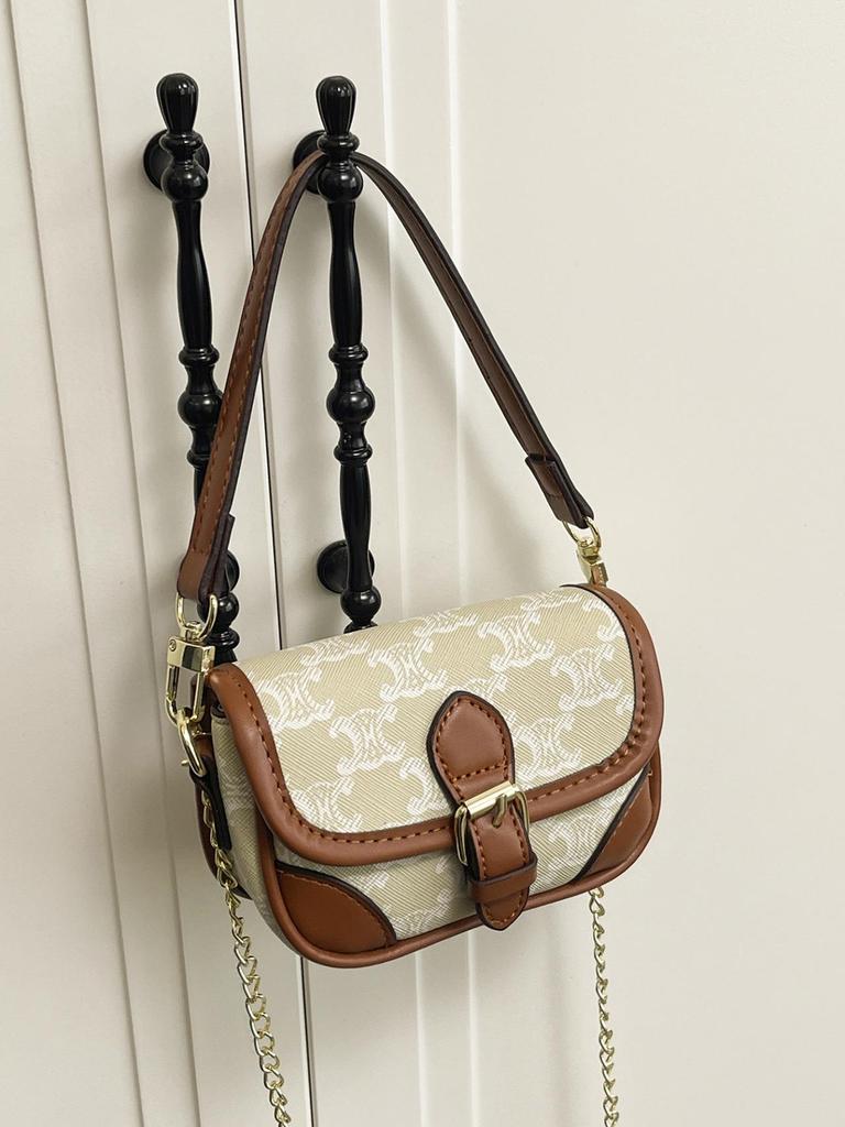 Detská crossbody taška: 2025 Európska a Americká Reťazová Mini Podpazušná Taška cez Rameno pre Dievčatá