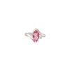 Natural Pink Tourmaline Gemstone 925 Sterling Silver Jewelry Zircon Ring For Her CZR-8-8