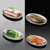Multi-Size Dinner Plates Shallow Design Steak Dishes Practical Cold Food Plates  Barbecue Use