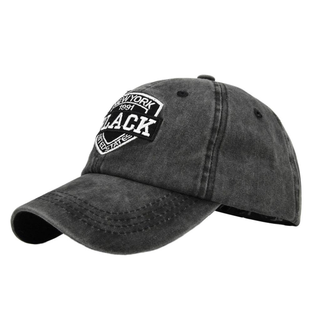 Buy New Retro Baseball Cap Black 