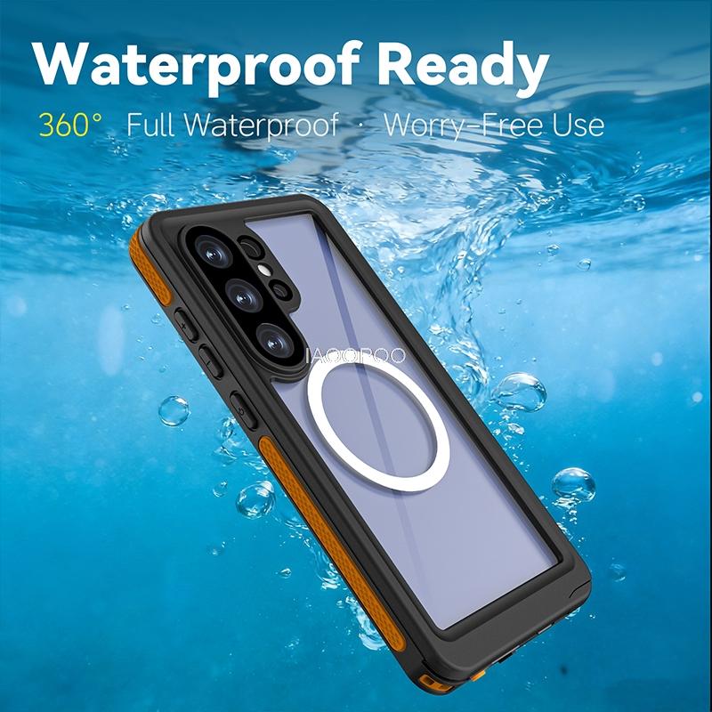Custodia Impermeabile IP68 Per Samsung Galaxy S26 Ultra Ricarica Magnetica Immersioni Nuoto Sport Outdoor Arrampicata Copertura