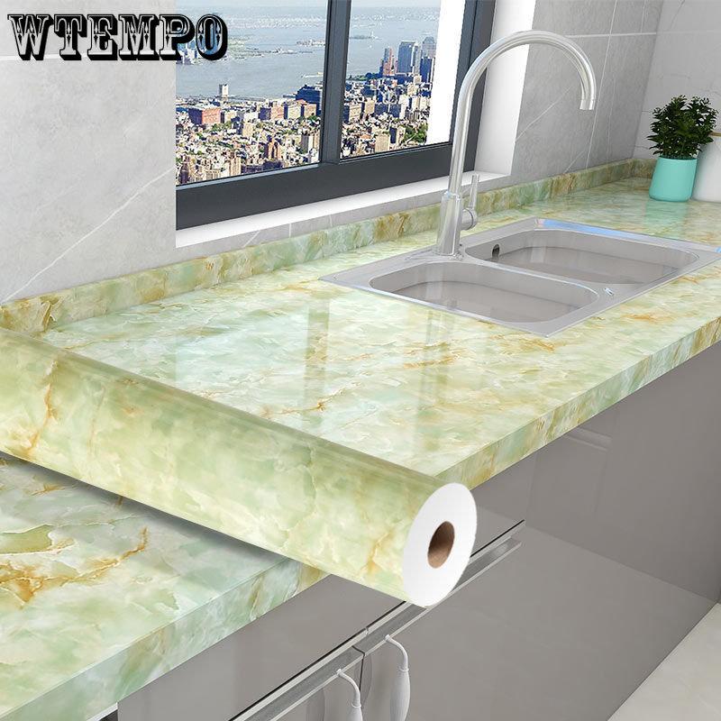 

Кухонные маслостойкие наклейки Алюминиевая фольга Масляные дымовые наклейки Высокотемпературная водонепроницаемая плитка для столешницы Самоклеящаяся обои