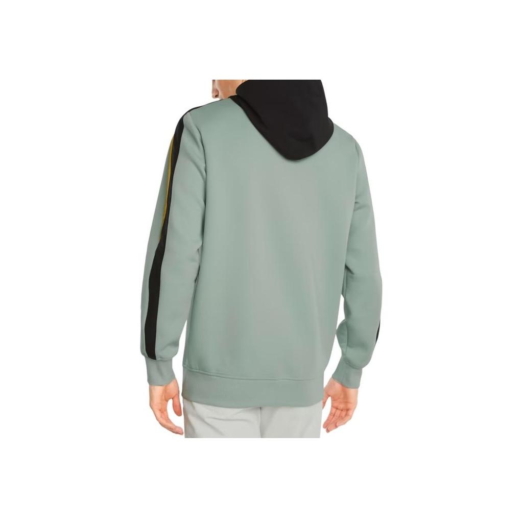 Puma X Firstmile Collab Training Hoodie With Patch Pocket Men Tops Green 532339-79