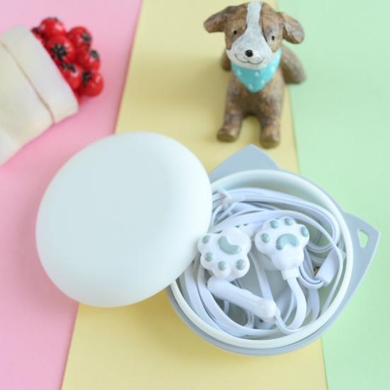 Wired Earphone Cute Comfortable ABS Cat Claw 3.5mm Music Game Sport Earphone Daily Use