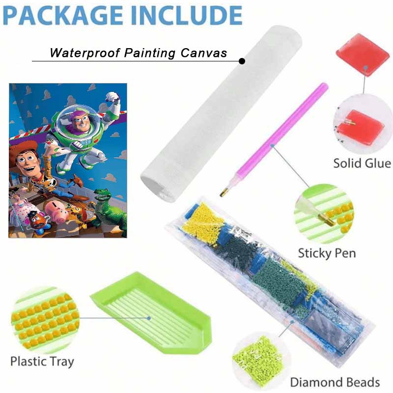 Disney Diamond Painting 5D Handmade DIY Toy Story Diamond Stickers Home Room Decorations Gifts for Friends
