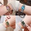 Ladies Square Fashion Watch With Quartz Movement For Casual Wear