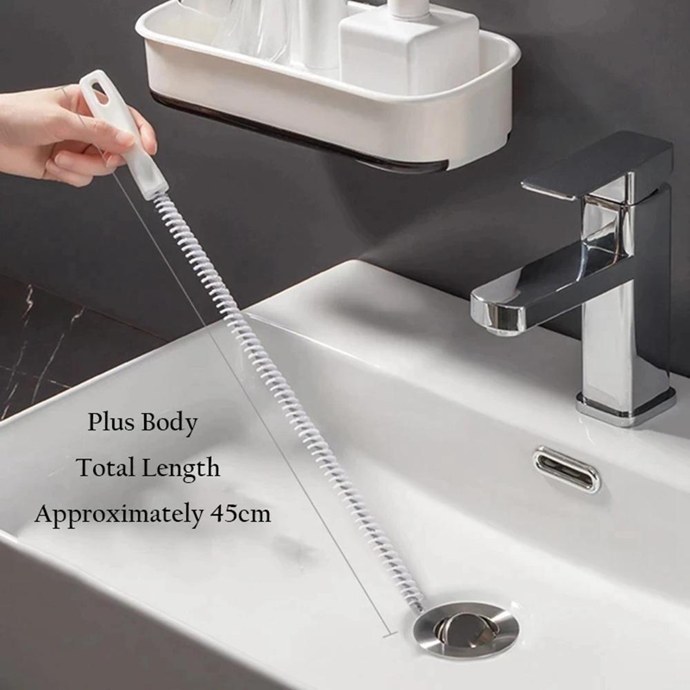 Kartáč na bagrování potrubí Koupelna na vlasy Kanalizační dřez Čištění štětce Čistič odtoku Flexibilní čistič Nástroj na odstraňování ucpané zátky