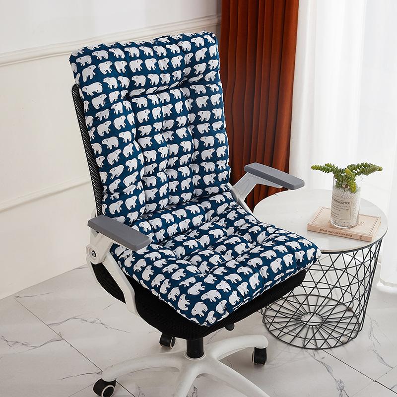Ergonomic Office Chair Cushion with Integrated Back Support - Featuring a Casual Pattern, Thick And Comfortable Seat Padding
