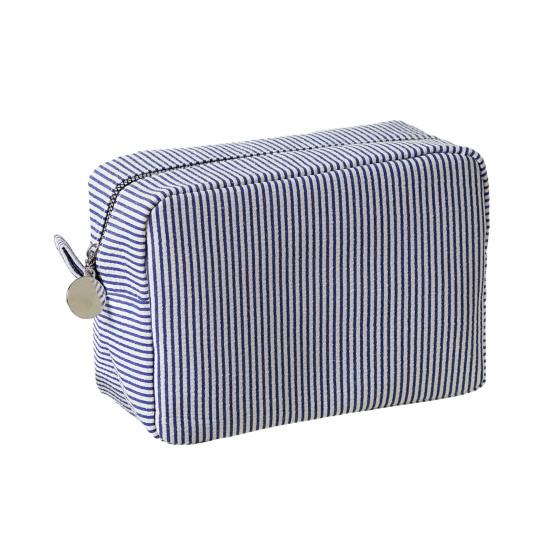 Makeup Bag Solid Color Large Capacity Zipper Closure Cosmetic Pouch Skin Care Product Travel Storage Pouch