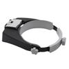 Helmet Magnifying Glass with 2 LED Light Wearable Magnifier Adjustable Headband Multifunctional for Reading Jewelry Watch Repair