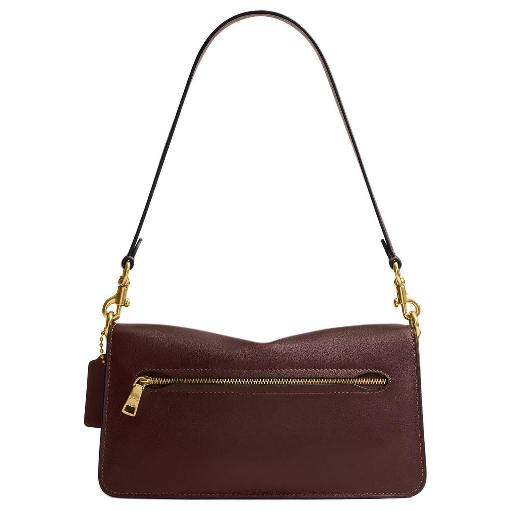 Coach Tabby 26 Brand Logo Detachable Shoulder Strap Design Leather Handbag Crossbody Shoulder Bag Medium Women handbag Brass Maple CCX04-B4MPL