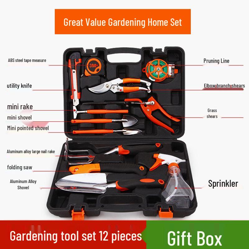 Three-Piece Gardening Tool Set: Mini Shovel Kit for Planting, Bonsai, and Potted Flowers