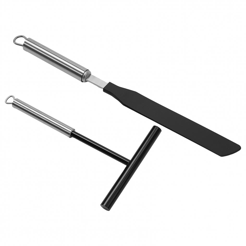 2pcs Crepe Spreader Crepe Maker Pancake Batter T Shape