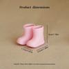 High Cut Rainproof Doll Shoes PVC Perfect For OB11 Doll Accessories Photo Props