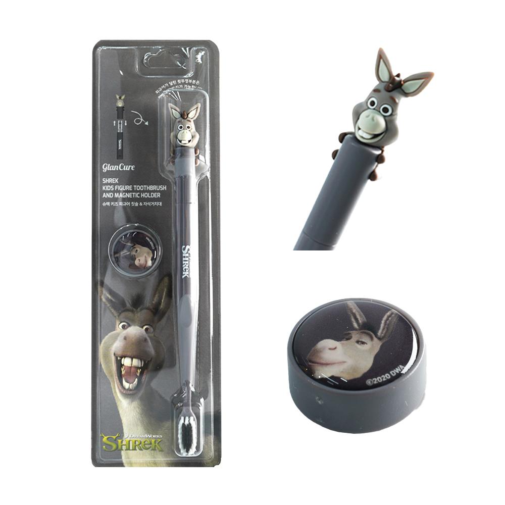 

Фигурка Шрека и Осла, Детский набор: зубная щетка + держатель на магните