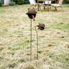 Metal Carnivorous Plant Garden Stake, Large Venus Flytrap Plant Sculpture, Outdoor Decorative Yard Art for Flower Beds, Patios,