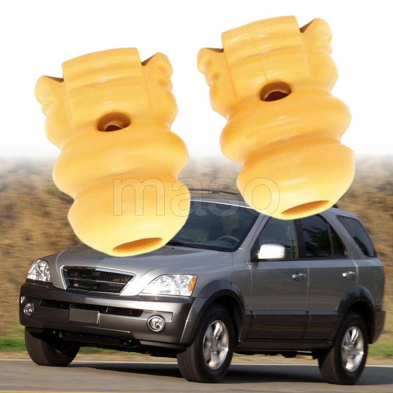 2pcs For Kia Sorento 2003 2005 2006 2007 2008 Rear Suspension Shock Bump Stop Block 55151-3E000 55151-3E001 55150-3E000