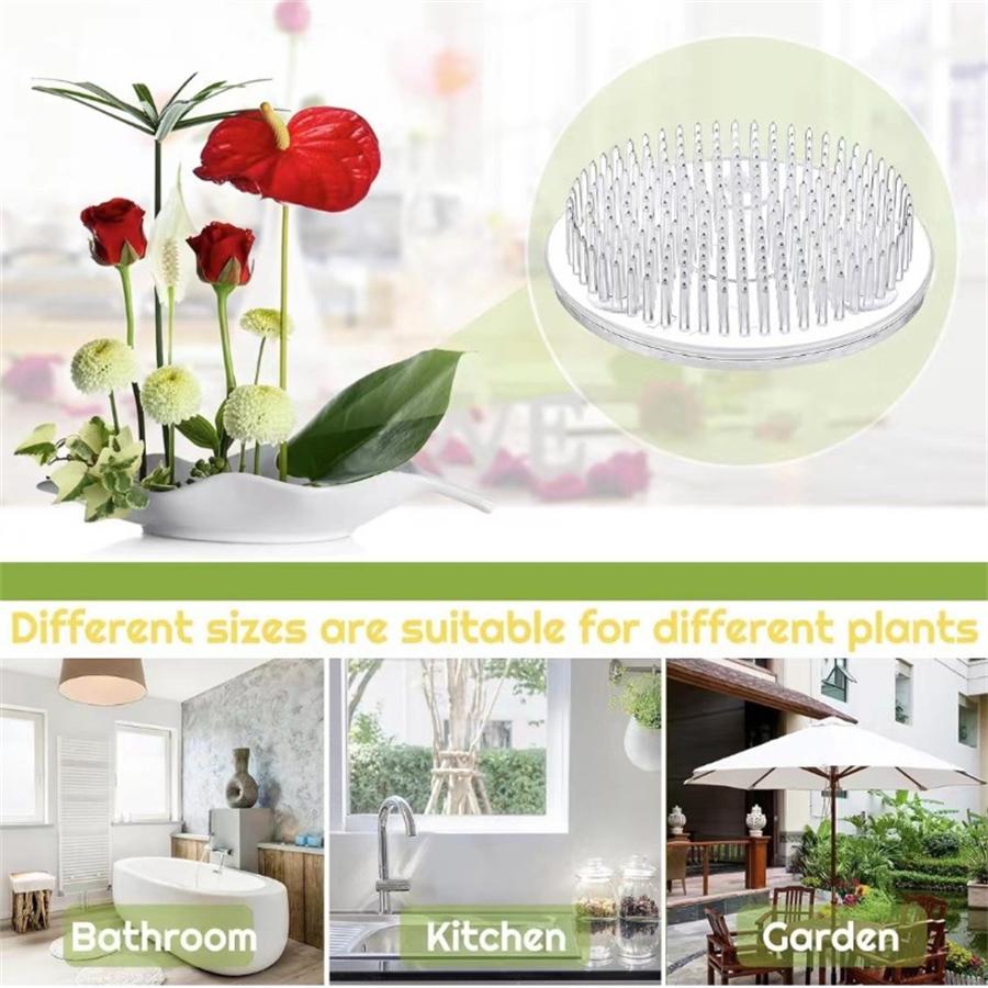 1 Jianshan Flower Arrangement Device, Suction Cup Buckle Flower Arrangement Flower Arrangement Base, Round Flower Arrangement Fixing Tool for Pla