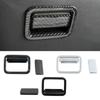 For Toyota Rav 4 Rav4 -2025 Glove Storage Box Adjust Switch Button Cover Trim Carbon Fiber Color ABS Interior Moulding