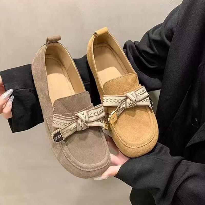 Single Shoes, Women's Shoes, New Style Shoes, Flat Bottom, Soft Sole, Lazy Person's Shoes