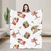 Warm Soft Blanket Picnic Christmas Gift (3) Throw Blanket Flannel Bedspread For Couch Chair Novelty Sofa Bed Cover