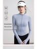 Women's Plus Velvet Sports Jacket - Slimming, Versatile Yoga Wear, High-End Feel, Warm Top for Running & Fitness