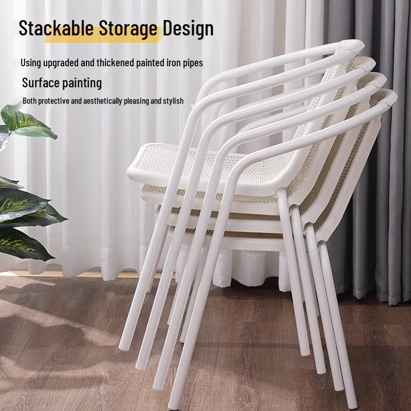 Outdoor Rattan Style Patio Dining Set