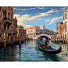 CHENISTORY Oil Painting Seaside House Drawing On Canvas HandPainted Art Gift DIY Pictures Coloring By Number Kits Home Decoratio