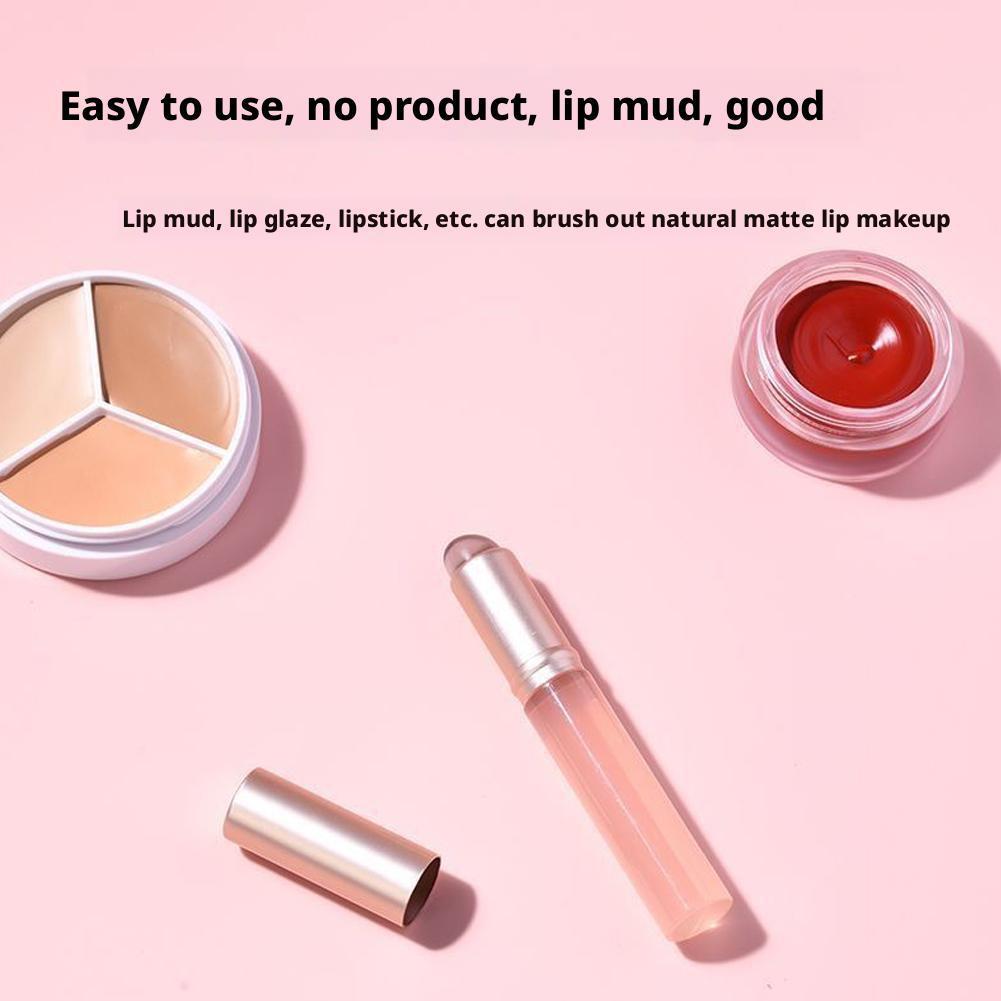 Mini Silicone Lip Brush Concealer Brushe With Cover Lip Mask Applicators Lip Gloss & Lipstick Brush Makeup Beauty Tool