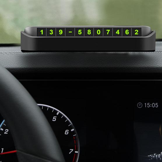 1 ks Dočasná parkovací karta do auta, odznak, styling auta pro Škoda Octavia Fabia A7 Kamiq Kapoq Kodiaq Rapid SCALA Superb Yeti Derivati