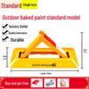 Heavy-Duty Triangle Parking Space Lock - Anti-Collision, Pressure-Resistant Floor Post for Garage